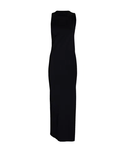 Simon Miller A Sleeveless Dress With A Logo In Black