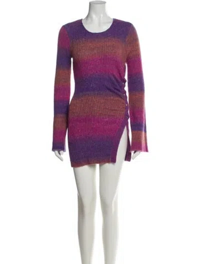 Pre-owned Simon Miller Alpaca Mini Dress In Purple