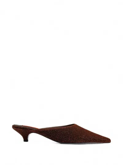 Simon Miller Arrow Mules In Brown