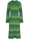 Simon Miller Axon Dress In Gummy Green Multi