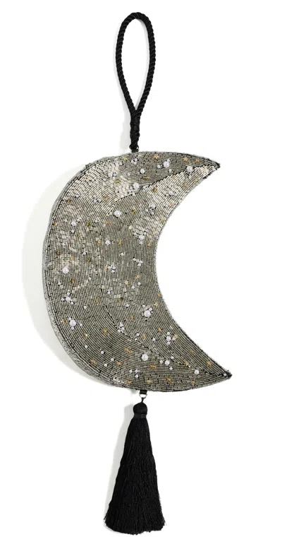 Simon Miller Beaded Crescent Wristlet Black/silver