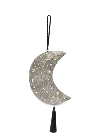 Simon Miller Beaded Crescent Wristlet In Silver