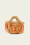 Simon Miller Beaded Shelly Bag In Natural Orange In Neutral