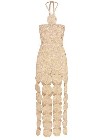 Simon Miller Beep Beep Midi Dress In Neutrals