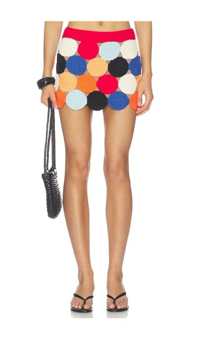 Simon Miller Beep Beep Mini Skirt In Confetti