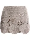 Simon Miller Beep Beep Mini Skirt In Grey