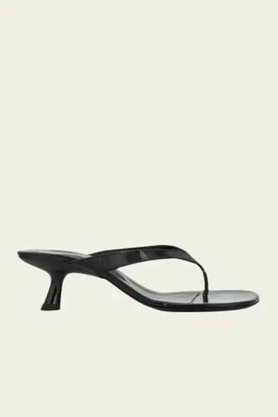 Simon Miller Beep Thong In Black Patent