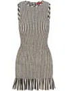 Simonmiller Belle Smocked Mini Dress In Black