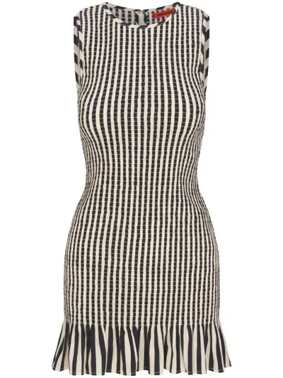 SIMONMILLER BELLE SMOCKED MINI DRESS