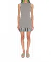 Simonmiller Belle Smocked Mini Dress In Gray