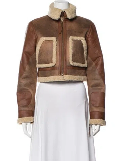 Pre-owned Simon Miller Biker Jacket In Brown