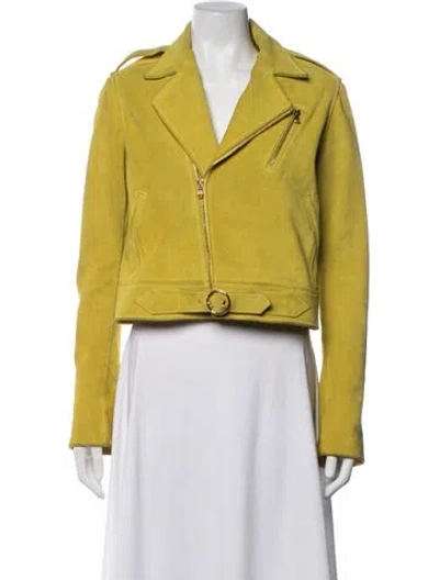 Pre-owned Simon Miller Biker Jacket In Yellow