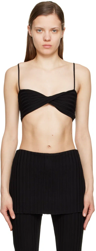 Simon Miller Black Veer Tank Top
