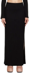 Simon Miller Black Yadder Maxi Skirt In Black