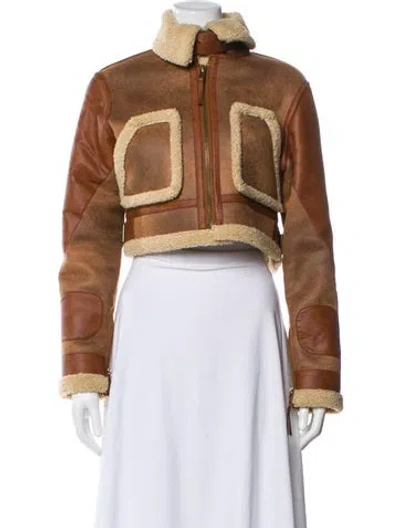 Pre-owned Simon Miller Bomber Jacket In Brown