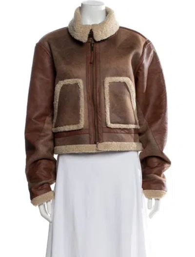 Pre-owned Simon Miller Bomber Jacket In Brown