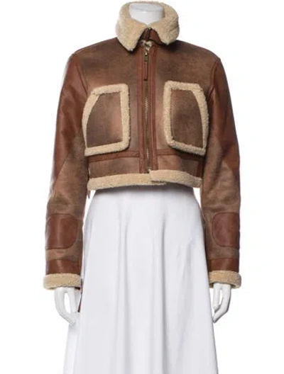 Pre-owned Simon Miller Bomber Jacket In Brown