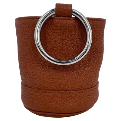 Pre-owned Simon Miller Bonsai Bucket Bag In Brown Leather