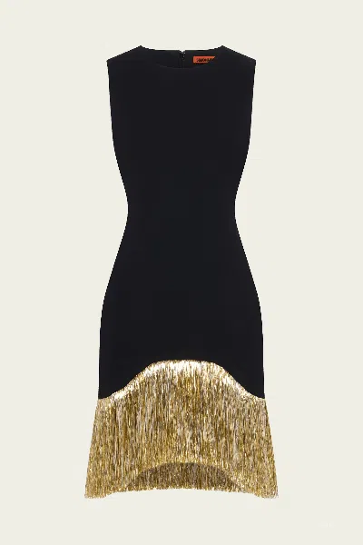 Simon Miller Simonmiller Bowie Fringe Mini Dress In Transparent