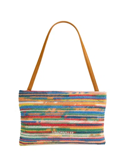 Simon Miller Boxy Space-dye Clutch Bag In Multi