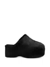 Simon Miller Bubble Platform Mules In Black