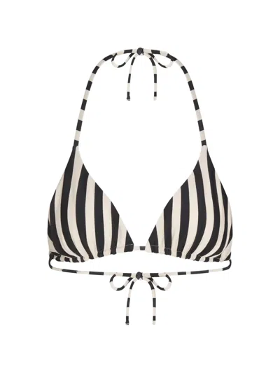 Simon Miller Bwai Striped Bikini Top In Multi