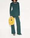 Simon Miller Canoga Long Sleeve Knit Top In Fern
