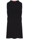 Simon Miller Canoga Knit Top In Black In Black