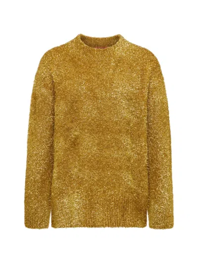 Simon Miller Cher Tinsel Knit Sweater In Star Gold