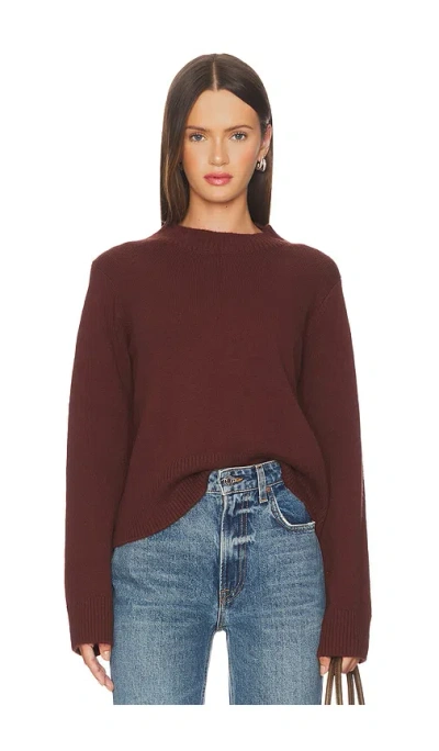 Simon Miller Cher Wool Blend Sweater In Choco Brown