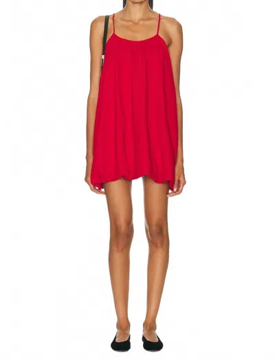 Simon Miller Cleo Crepe Mini Dress In 91758 In Red