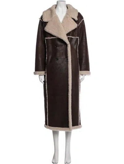 Pre-owned Simon Miller Coat In Brown/neutrals