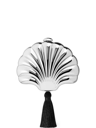Simon Miller Concha Shell-shaped Clutch Bag In Gray