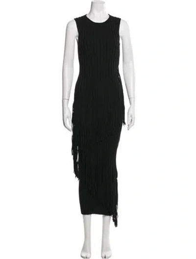 Pre-owned Simon Miller Crew Neck Long Dress In Blue