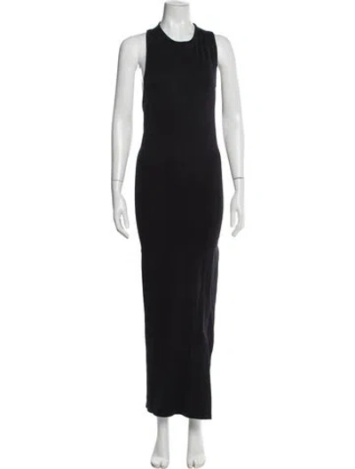 Pre-owned Simon Miller Crew Neck Long Dress In Gray