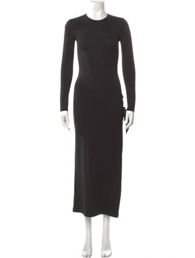 Pre-owned Simon Miller Crew Neck Long Dress In Gray