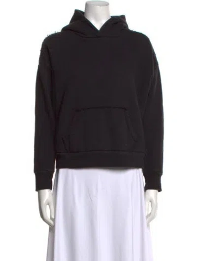 Pre-owned Simon Miller Crew Neck Long Sleeve Hoodie In Black