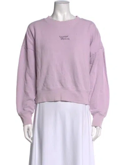 Pre-owned Simon Miller Crew Neck Long Sleeve Sweatshirt In Purple
