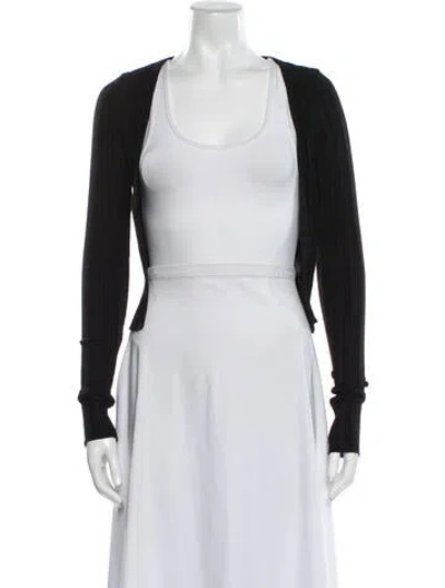 Pre-owned Simon Miller Crew Neck Long Sleeve Top In White