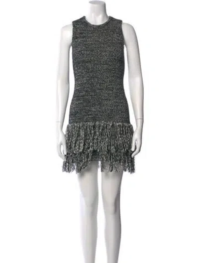 Pre-owned Simon Miller Crew Neck Mini Dress In Multi