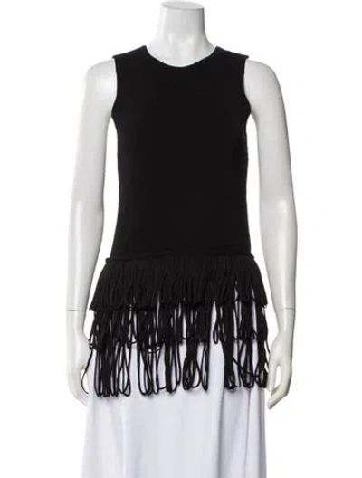 Pre-owned Simon Miller Crew Neck Sleeveless Top W/ Tags In Black