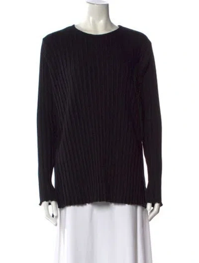 Pre-owned Simon Miller Crew Neck Sweater In Black