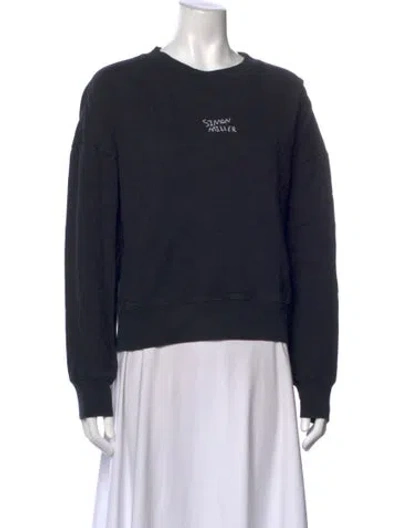 Pre-owned Simon Miller Crew Neck Sweater In Black