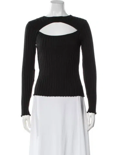 Pre-owned Simon Miller Crew Neck Sweater In Black