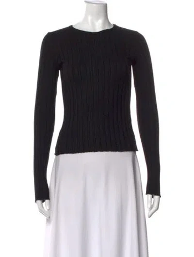 Pre-owned Simon Miller Crew Neck Sweater In Black