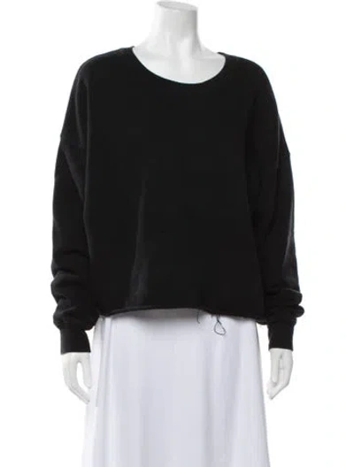 Pre-owned Simon Miller Crew Neck Sweater In Black