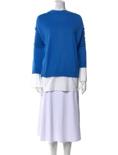 Pre-owned Simon Miller Crew Neck Sweater In Blue