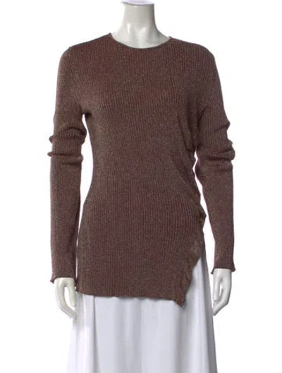 Pre-owned Simon Miller Crew Neck Sweater In Brown