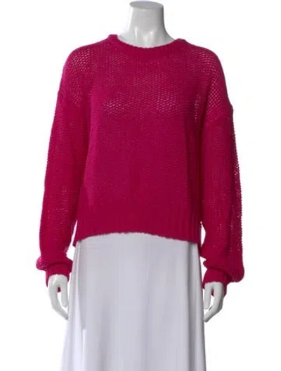 Pre-owned Simon Miller Crew Neck Sweater In Pink