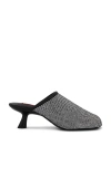 Simon Miller Crystal Beep Mule In 黑色